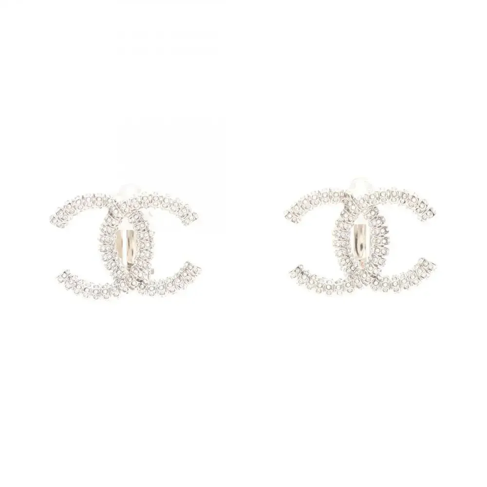Chanel Cc Logo Clip-On Earrings #256783C13B